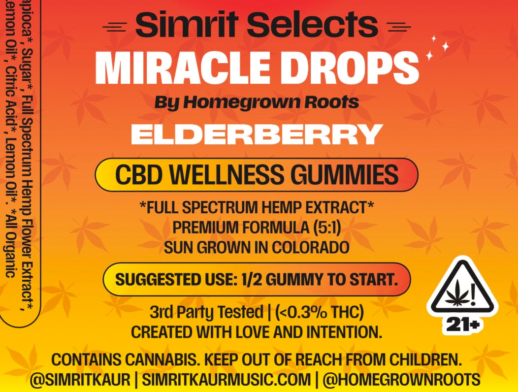 SIMRIT Selects Miracle Drops CBD Gummies | 10 Pack