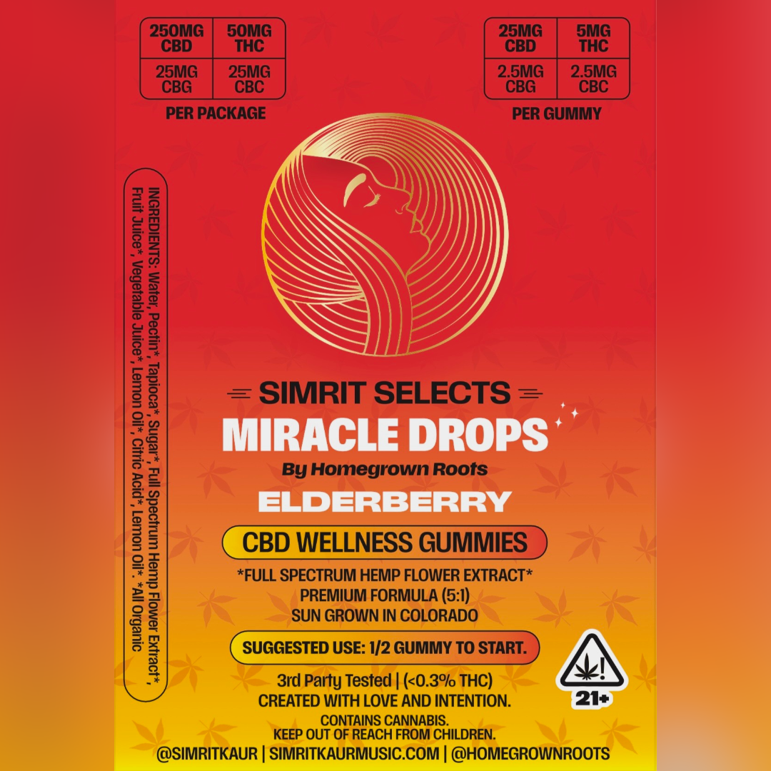 SIMRIT Selects Miracle Drops CBD Gummies | 10 Pack