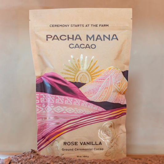 Pacha Mana Rose Vanilla | Ground Ceremonial Cacao