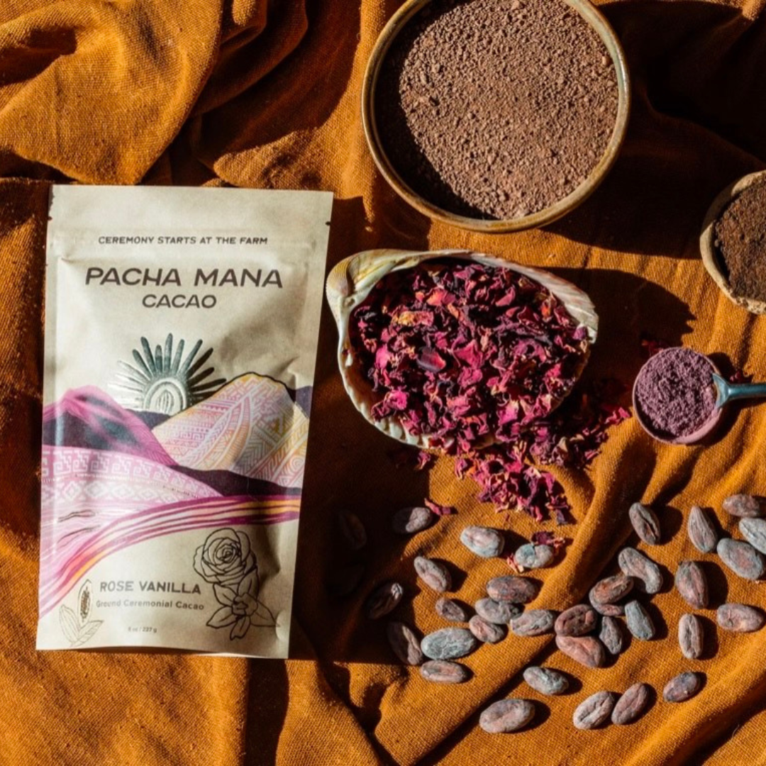 Pacha Mana Rose Vanilla | Ground Ceremonial Cacao