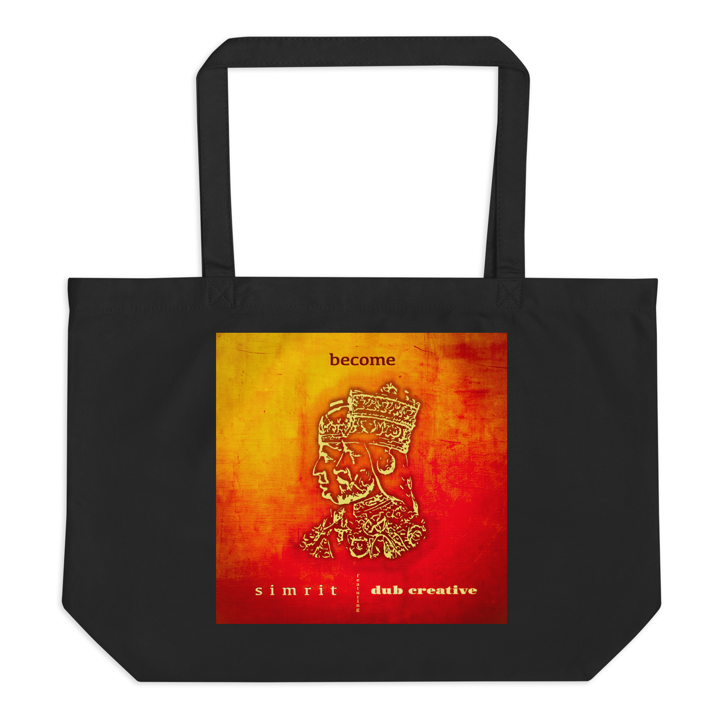 become Large organic tote bag - Black