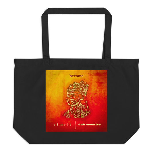 become Large organic tote bag - Black