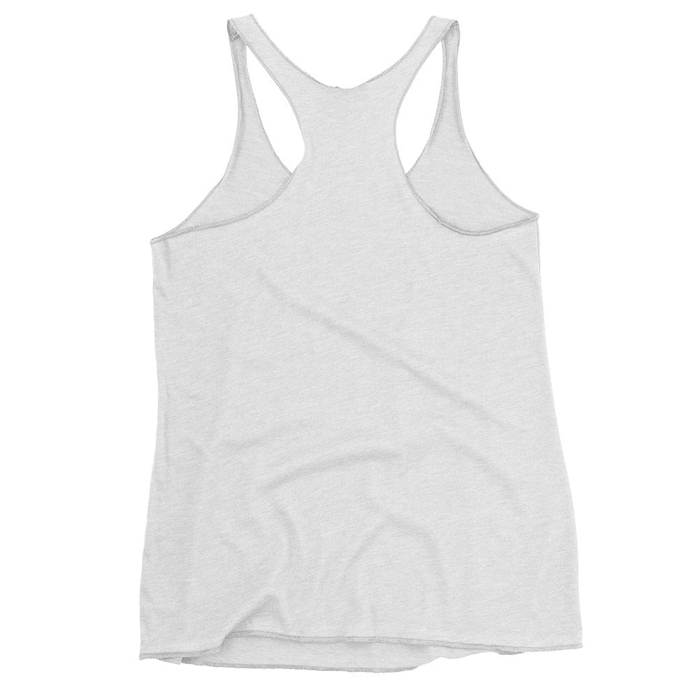 become Women's Racerback Tank - White