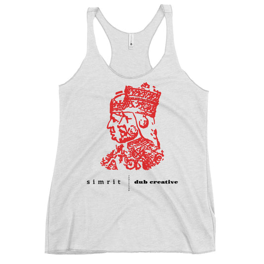 become Women's Racerback Tank - White