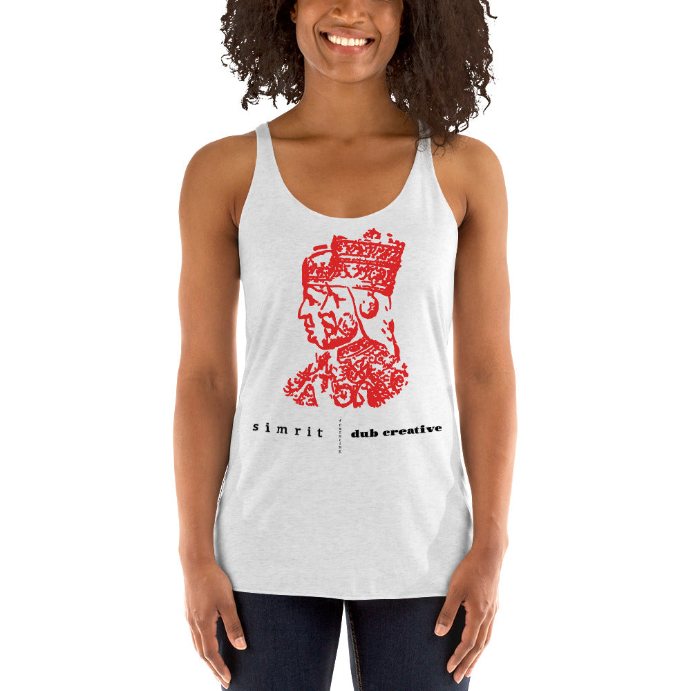 become Women's Racerback Tank - White