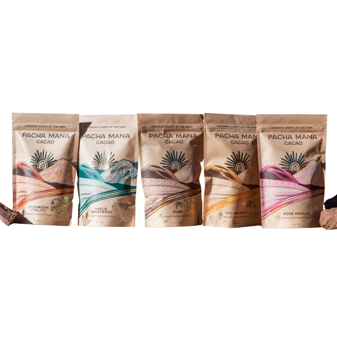 Pacha Mana Ultimate Ceremonial Cacao Bundle | 5 Premium Blends