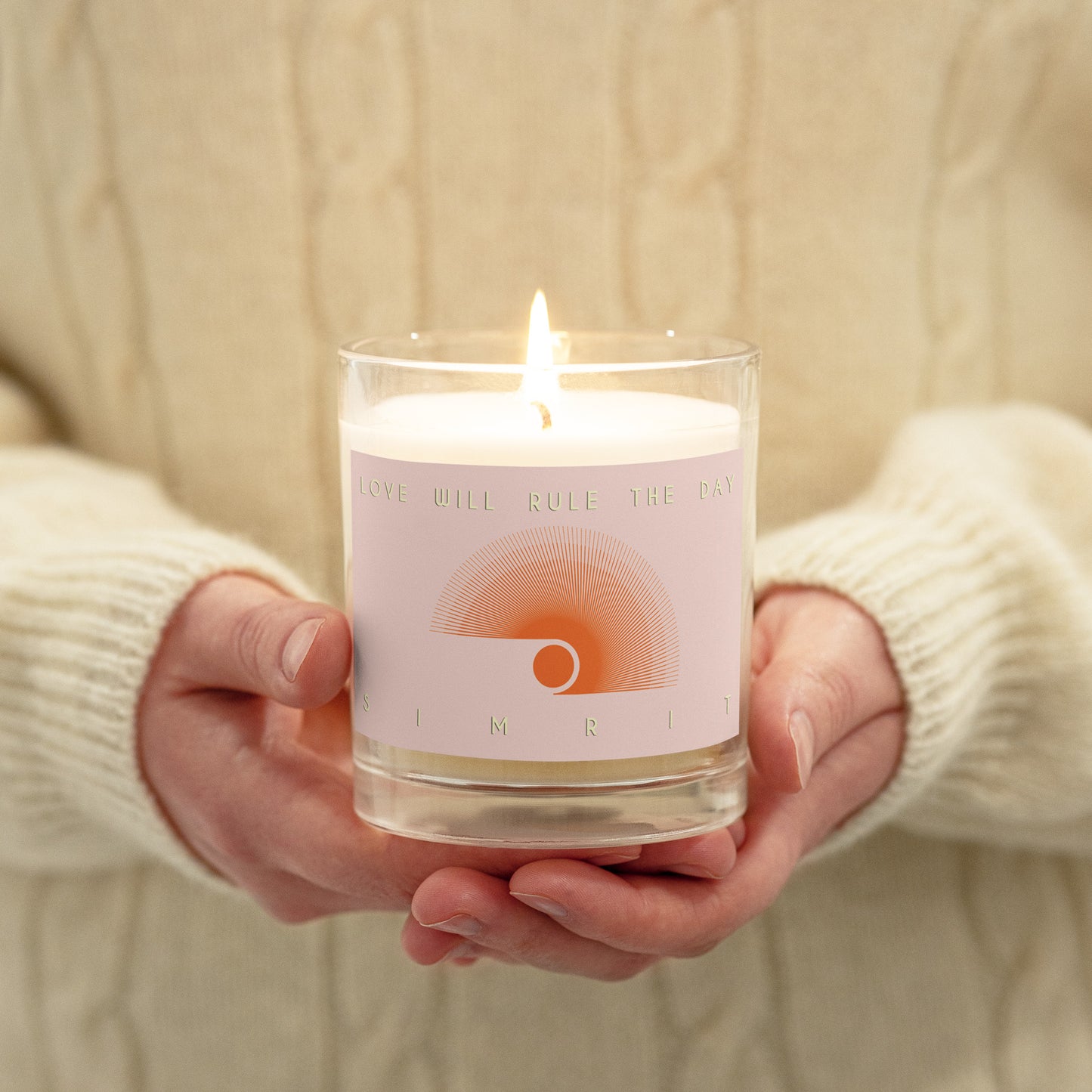 "Love Will Rule The Day" Soy Wax candle